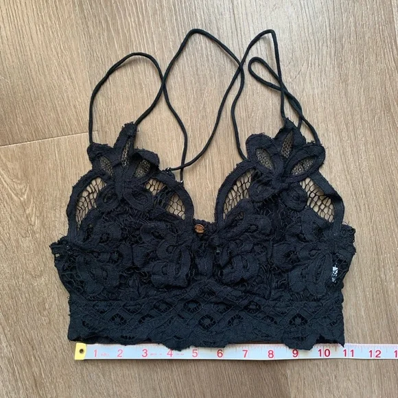 NWOT Free People One Adella Black Lace Bralette, Size XS - Picture 6 of 7